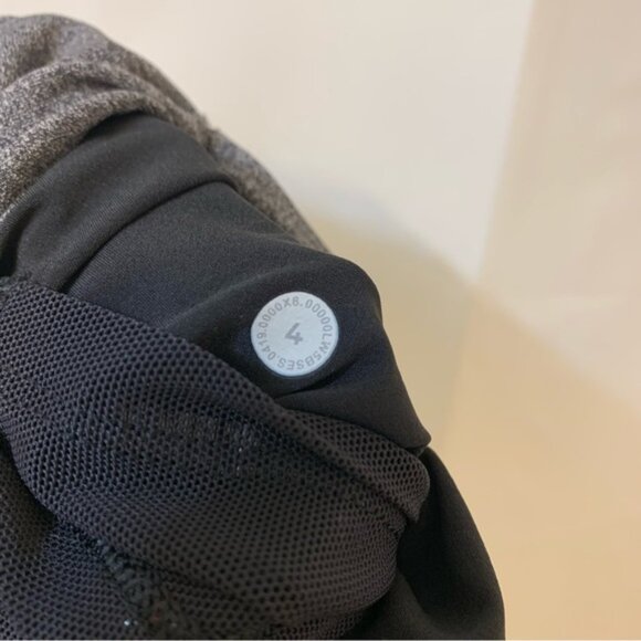 Lululemon On The Fly Pant 27" Heathered Black Size 4 - Picture 7 of 7